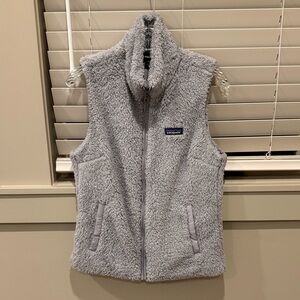 Patagonia Light Gray Fleece Vest